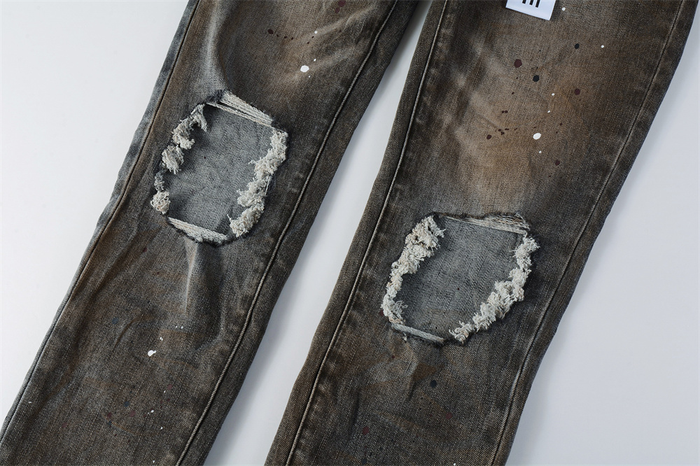 Men Fashion American Jeans Hig - огляд і ціна Distressed Jean Rip