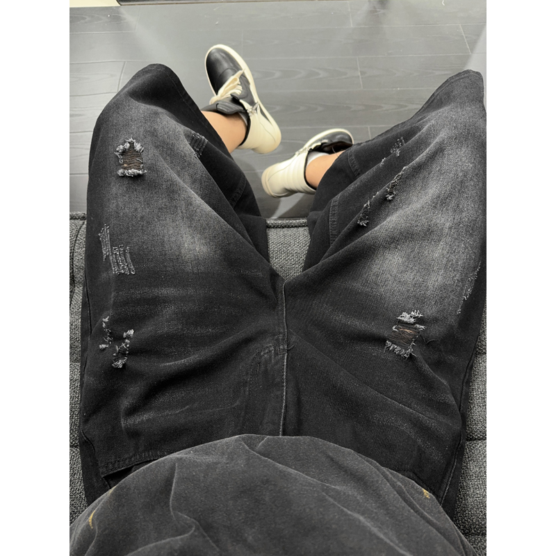 Unisex American Ins High Stree - огляд і ціна Distressed Jean Rip