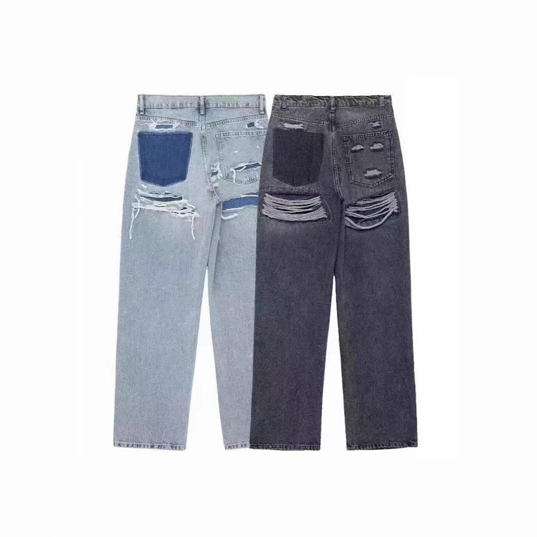 Women's Mid Waist Loose Fit Di - огляд і ціна Distressed Jean Rip