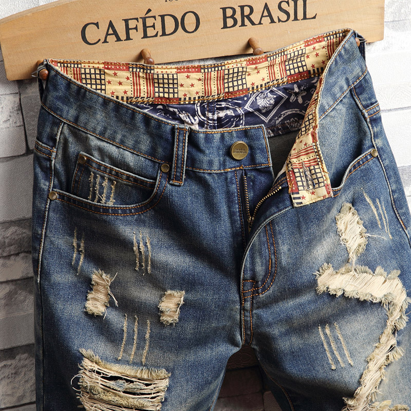 Ripped Hip-hop Denim Shorts Me - огляд і ціна Distressed Jean Rip