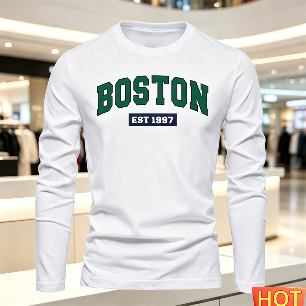Autumn Summer Men's long sleev - огляд і ціна Fashion Streetwear