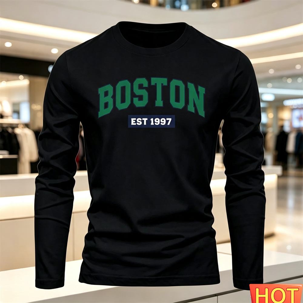 Autumn Summer Men's long sleev - огляд і ціна Fashion Streetwear