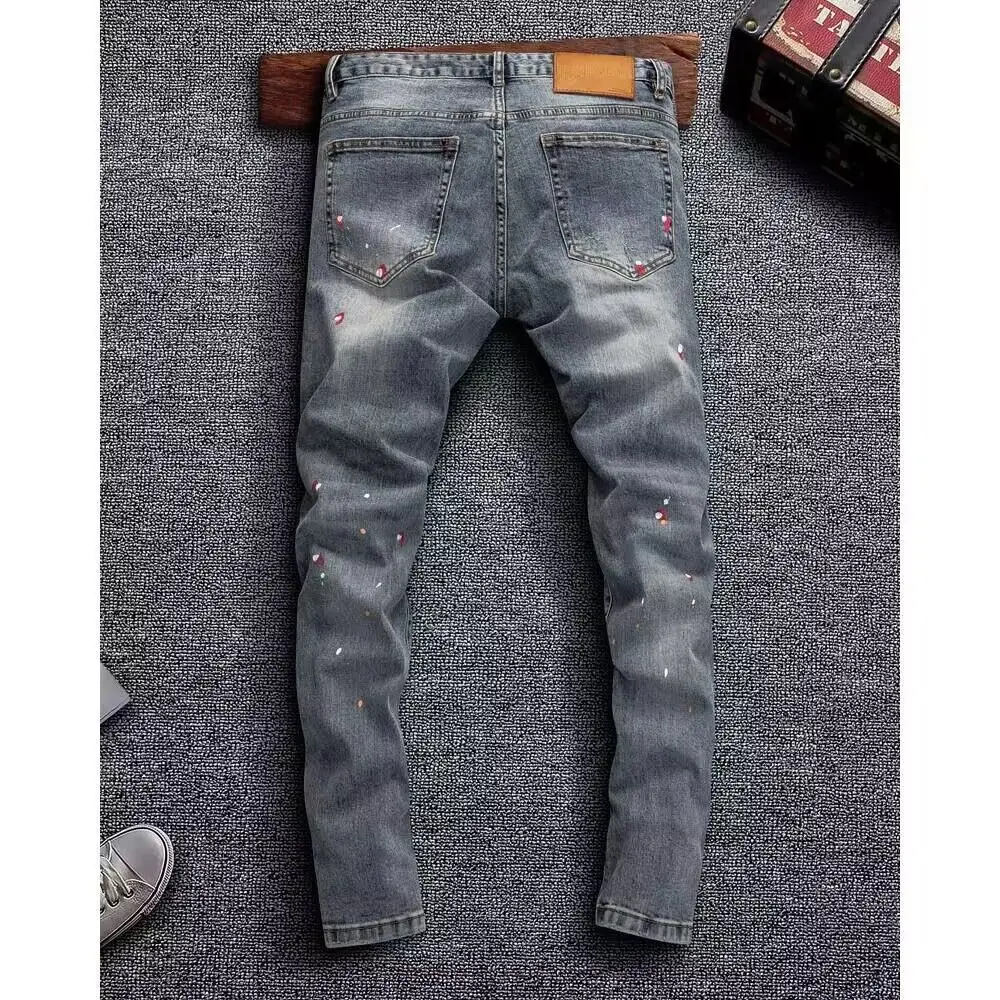 Men's Vintage Denim with Rippe - огляд і ціна Distressed Jean Rip