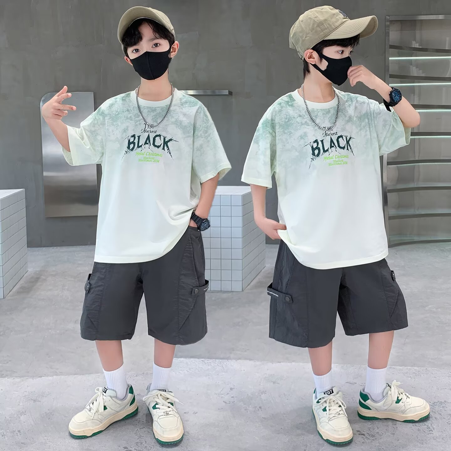New Summer Boys Suit 120-170 J - огляд і ціна Street Fashion Japan 2025