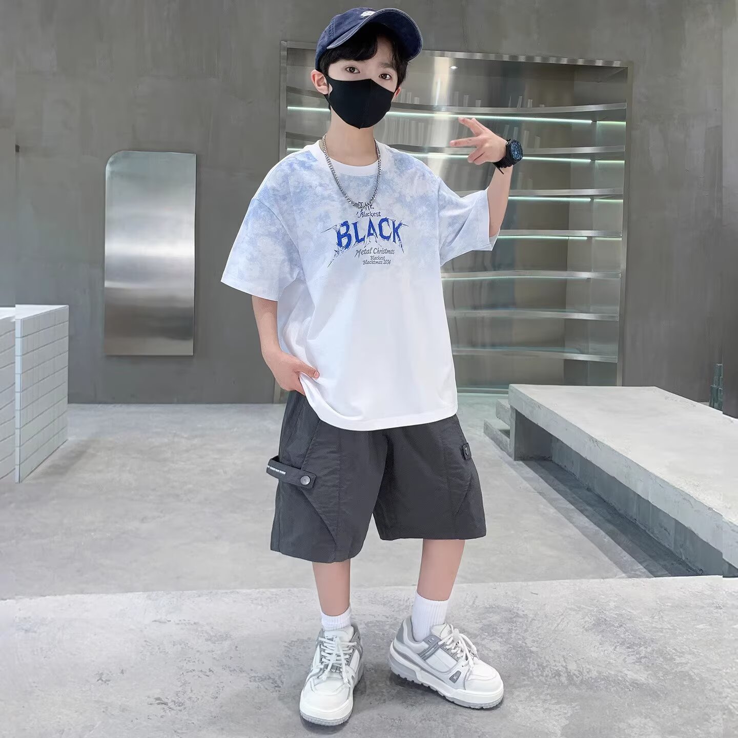 New Summer Boys Suit 120-170 J - огляд і ціна Street Fashion Japan 2025