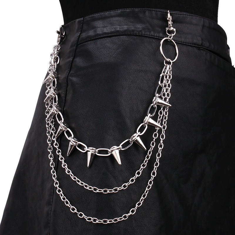 Hip Hop Punk Rock Metal Pants  - огляд і ціна Street Fashion Jewelry