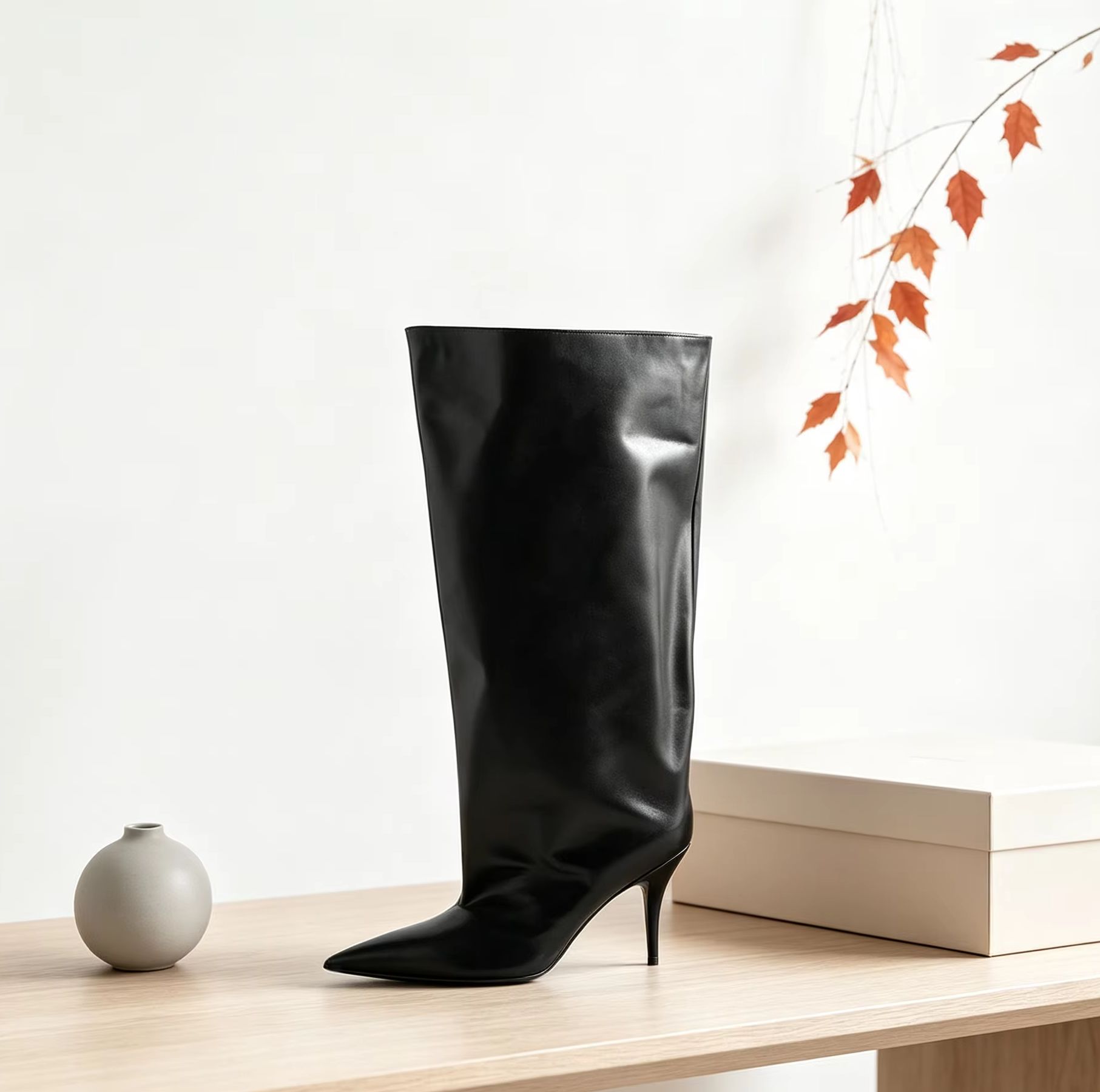 Slouch Wide Cuff Knee High Boo - огляд і ціна Street Fashion Lady