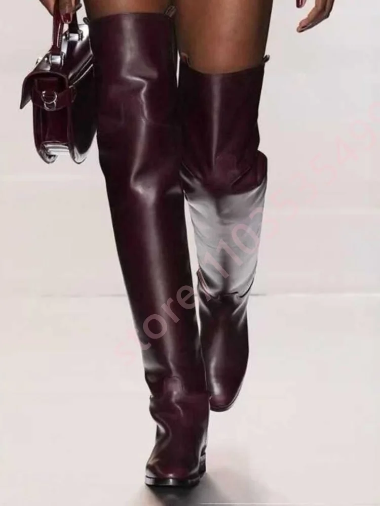 2025 Ladies Round Toe Over Kne - огляд і ціна Street Fashion Lady