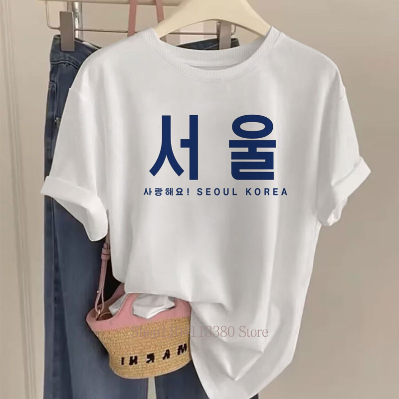 Seoul Korea Graphic Print T-sh - огляд і ціна Street Fashion Seoul