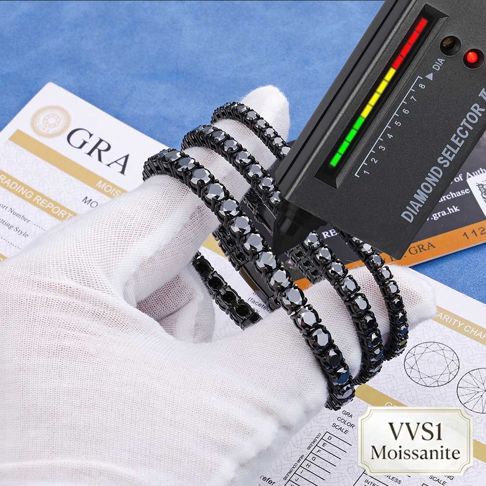 NY Hip Hop 3/4/5mm Iced Out Bl - огляд і ціна Street Fashion Jewelry