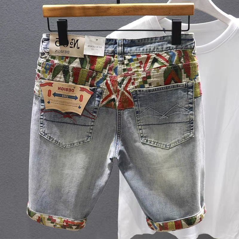 Man Denim Shorts Selvedge Mult - огляд і ціна Distressed Jean Rip