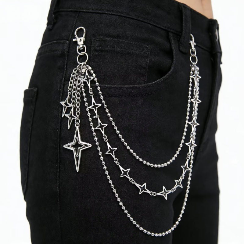 Women Punk Hip Hop Multilayer  - огляд і ціна Street Fashion Jewelry