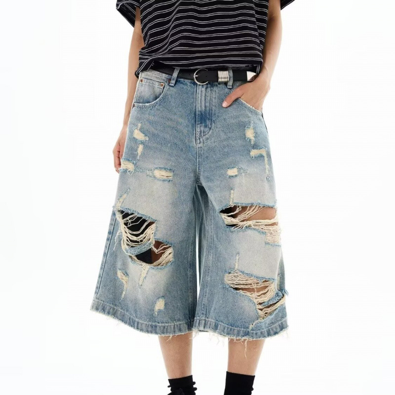 New Men Vintage Ripped Baggy S - огляд і ціна Distressed Jean Rip