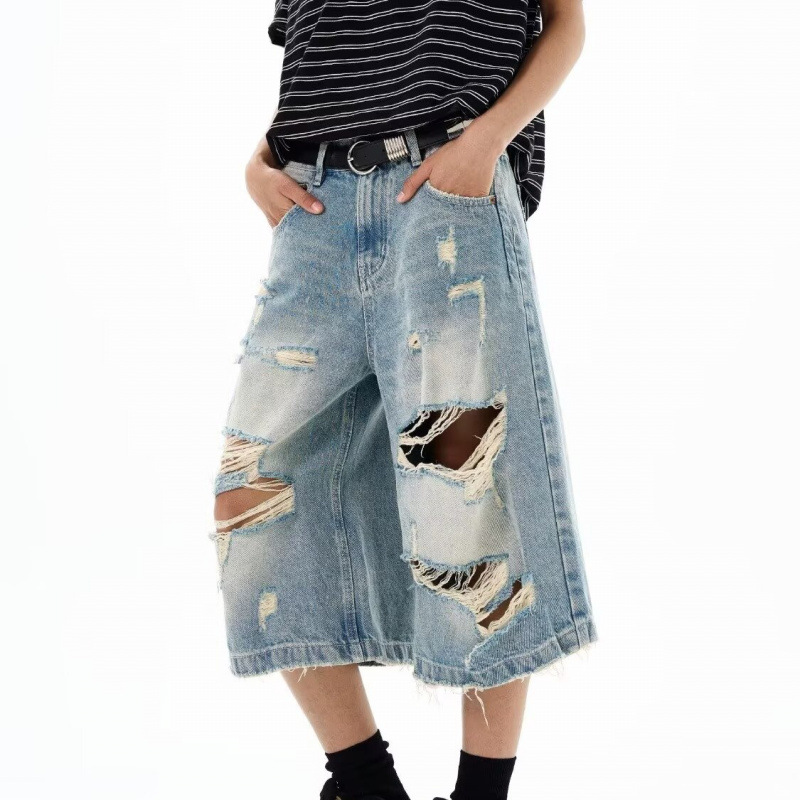 New Men Vintage Ripped Baggy S - огляд і ціна Distressed Jean Rip