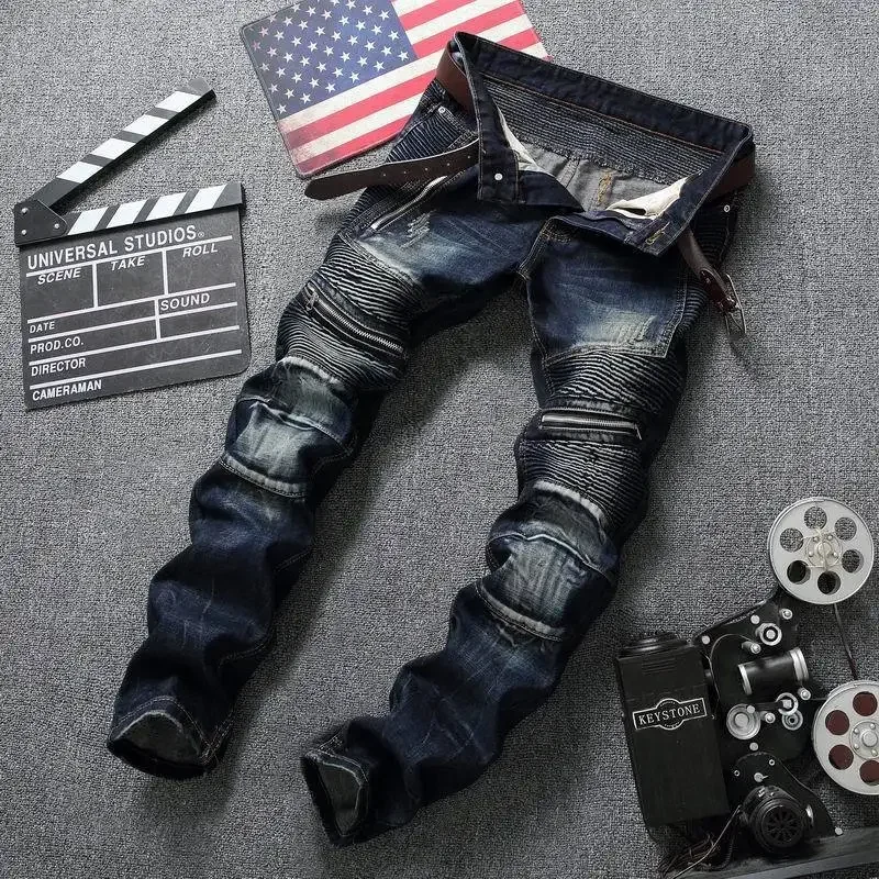 Punk Street Style Ripped Skinn - огляд і ціна Distressed Jean Rip