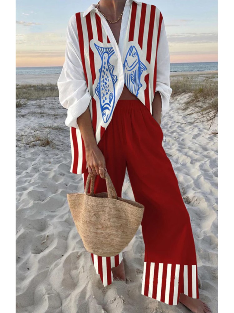 Fashion Lapel Long Sleeve Sing - огляд і ціна Street Fashion Elements